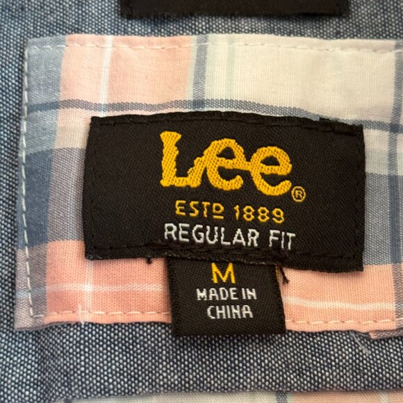 Lee Man's short sleeves shirt size M - Picture 4 of 5